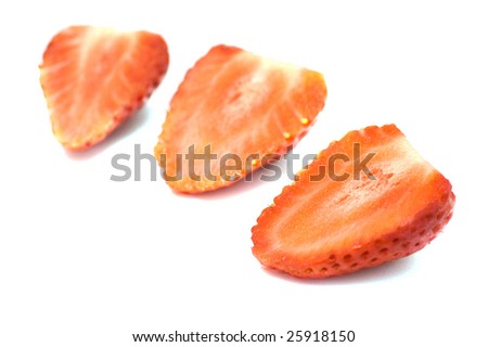 strawberry pieces