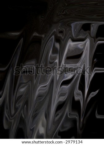 abstract up and down vertical patterned chrome look