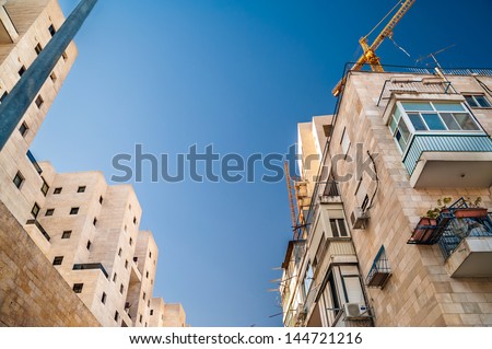Construction of residential and public buildings in Jerusalem