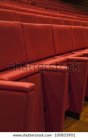 A Theater empty seats.