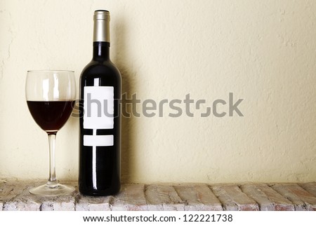 bottle and cup of wine