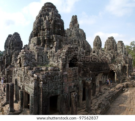 Bayon temple: the temple of many faces