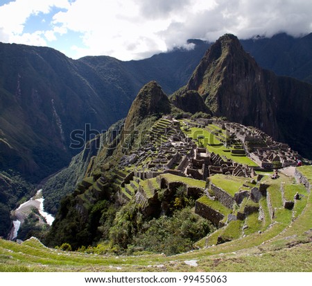 Machu Picchu, one of the Seven Wonders of the World