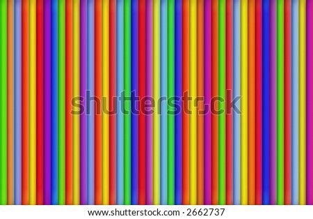 A brightly colored striped background