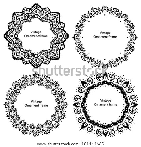 4 Ornament frames 4 Ornament frames