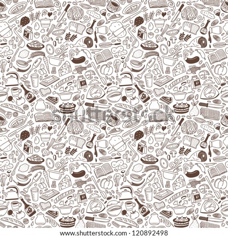 Cookery - Seamless Background