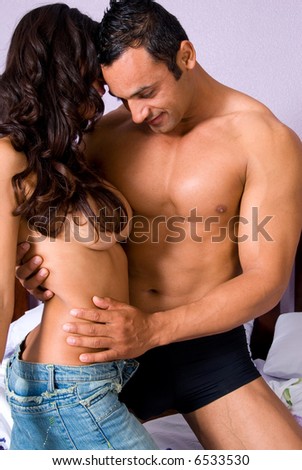 stock photo Sexy Latino couple