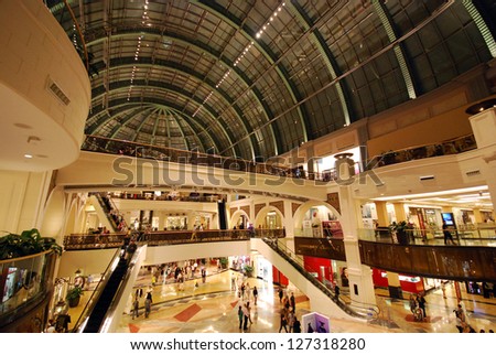 DUBAI UNITED ARAB EMIRATES NOVEMBER 30 Mall of the Emirates November 30 2011 in Dubai UAE This is the second largest mall in Dubai containing the biggest indoor ski slope in the world DUBAI UNITED ARAB EMIRATES NOVEMBER 30 Mall of the Emirates November 30 2011 in Dubai UAE This is the second largest mall in Dubai containing the biggest indoor ski slope in the world
