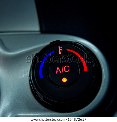 Conditioner and air flow control in a car