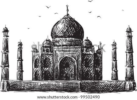 Taj Mahal Sketch