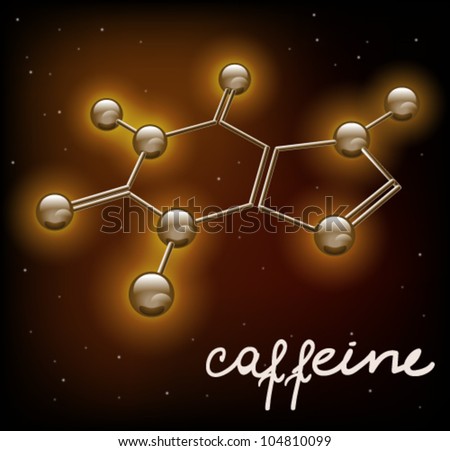 Caffeine Atomic Structure