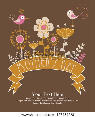 happy mothers day card design vector illustration happy mothers day card design vector illustration