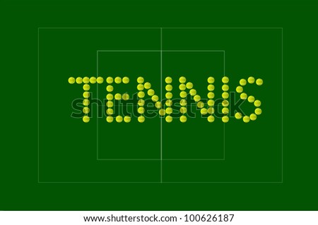 Tennis Ball Sign