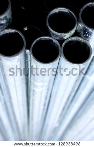 Hot-dip galvanized steel pipes