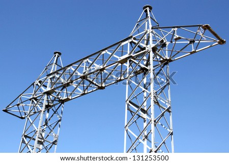 Transmission Line Tower before Installation cable