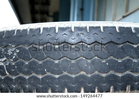 Old tire texture