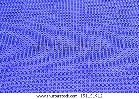 Non-slip rubber pads, Outdoor futsal field