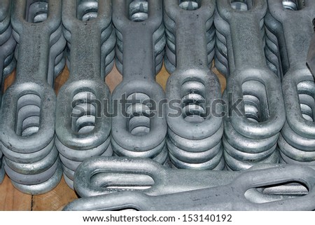 Steel hardware for fitting Electrical cable with Electrical steel tower
