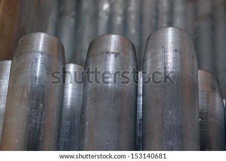 Aluminum pipe for fitting Electrical cable with Electrical steel tower