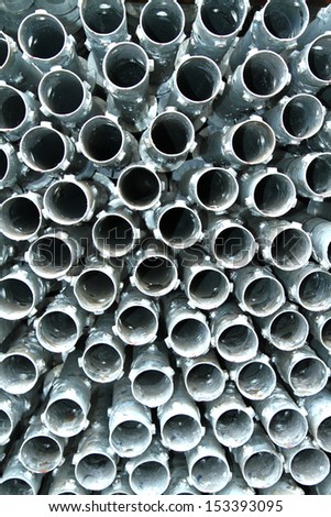 Steel auger bunch after hot-dip galvanized