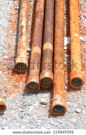 Rust steel tube