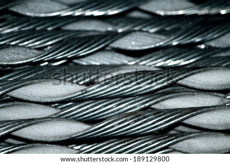 Steel cable texture