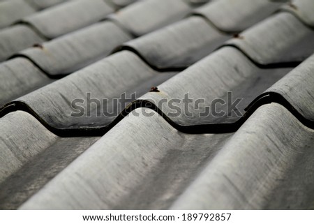 The old tile roof