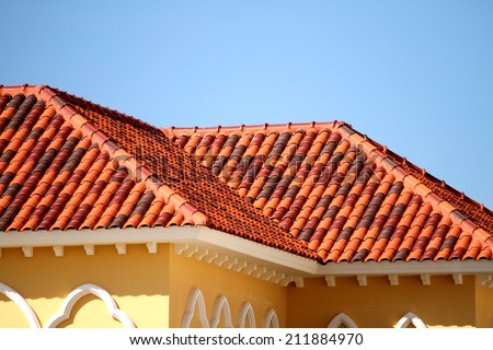 New tile of the roof