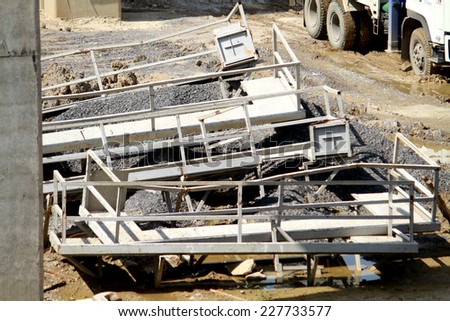 Steel basket for construction