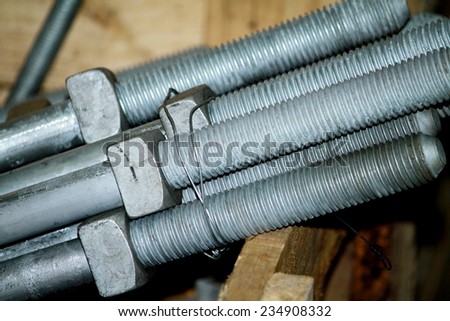 Steel hardware for fitting electrical cable with steel tower after tensile test