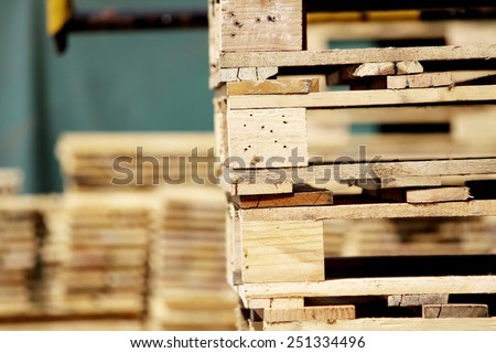 Old wooden pallet texture
