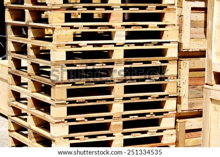 Old wooden pallet texture