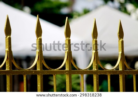 Sharpen Steel fence