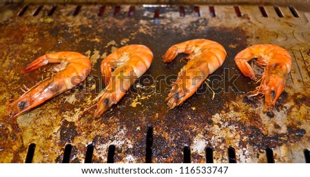 Roast Lobster,Korean style food