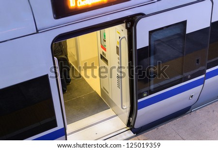 door of high speed train door
