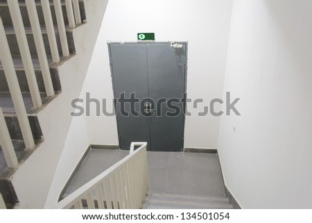 Stairwell in office