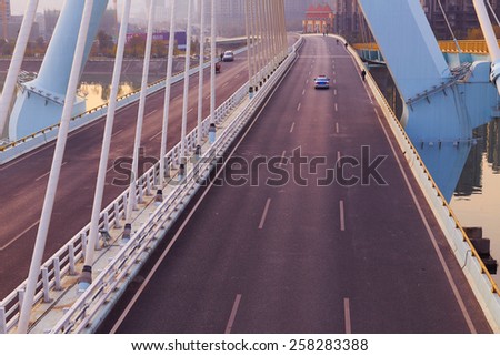 road on bridge
