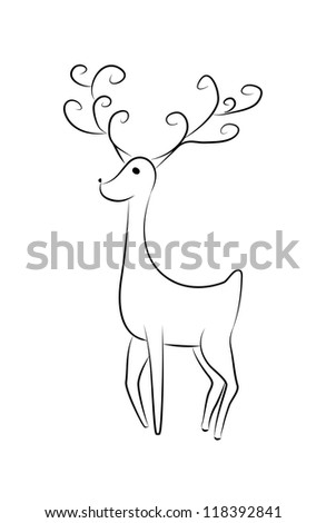 drawn deer