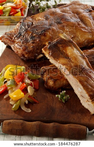 Pork ribs baked, Argentina style