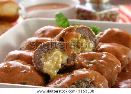 Cheese Stuffed Meatballs