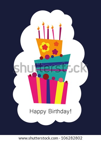 Birthday Cakes Cards