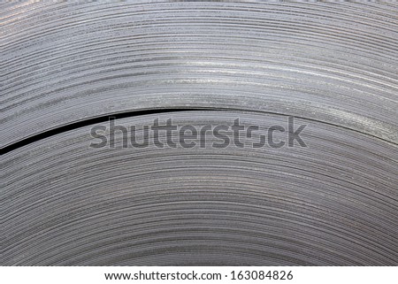 Steel sheet in coil - background