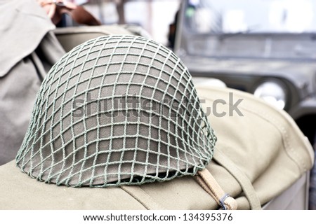 US military helmet