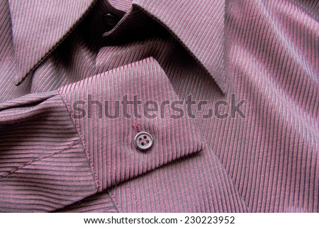 cotton violet and black striped shirt
