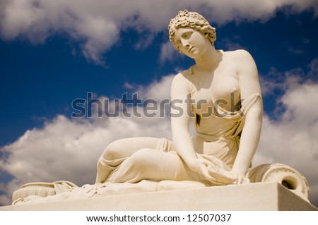 nymph statue