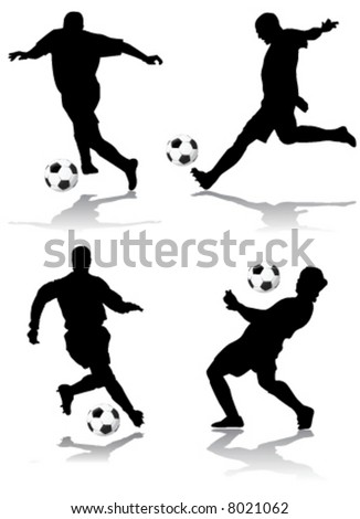 soccer player. stock vector : soccer player
