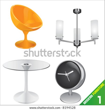 modern furniture 1 vector modern furniture 1 vector