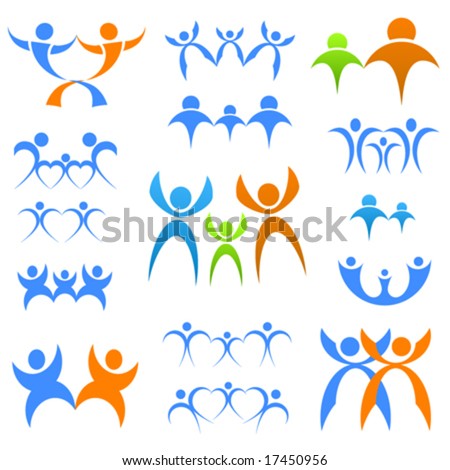 Logo Design Vector on Family Logos Stock Vector 17450956   Shutterstock