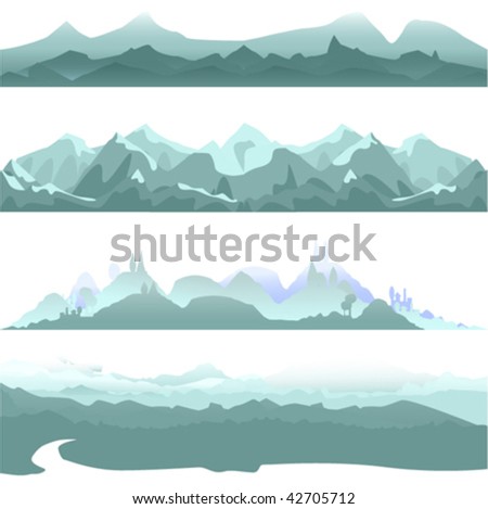 Mountain Vector - 42705712 : Shutterstock