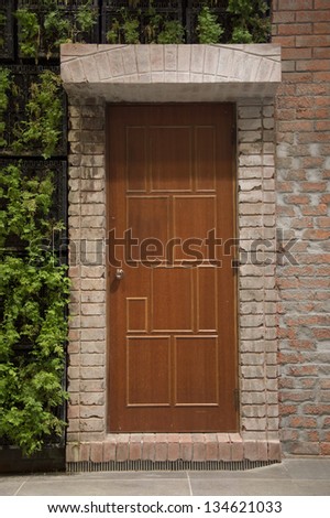 English House door